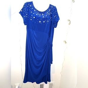 Royal Blue Women's Dress Size 14W